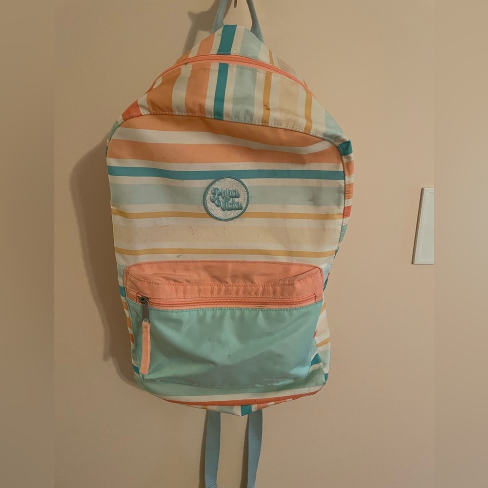 Pura Vida Striped Multicolor Backpack